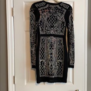 Sexy little black dress with gorgeous beading!